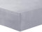 VISION Spannbettlaken, Flanell, Grau, 90 x 200 cm mit 30 cm Spannhöhe, 100 % Baumwollflanell