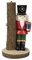 VARZI Base Albero Di Natale Soldatino Schiaccianoci Con Regalo h30cm Natale dal 1956