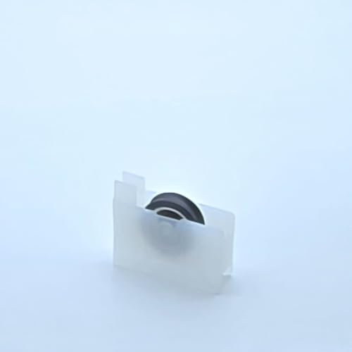 10 Ruedas de puerta y ventana corredera P3 base plastico ancho 13 mm, Alto 25 mm