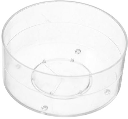 PartyKindom 100pièces Bougeoir Rond Plastique Transparent Coupelles à Bougies Réutilisables Supports pour Fabrication de Bougies et Décoration Intérieure