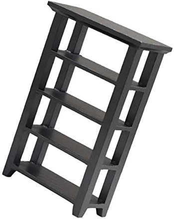 JOINPAYA Miniatur Möbelmodell Kleiner Blumenständer Kleines Bücherregal Holz Design für Puppenhaus Sicher und Langlebig