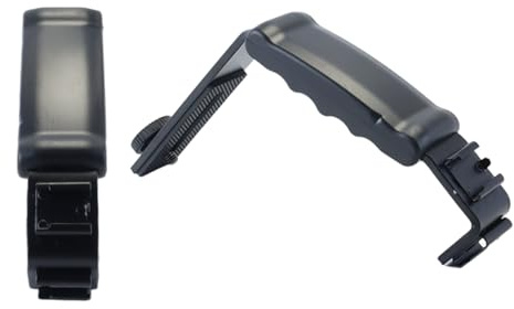 Hoite Support en L pour flash d'appareil photo, adaptateur de montage pour double griffe porte-accessoire, éclairage de microphone DV, support de flash à vis, adaptateur de trépied 1/4
