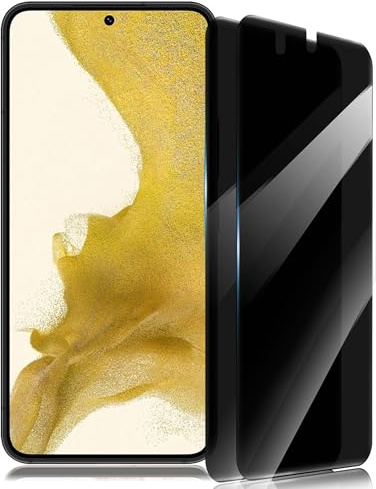Gelaasso 2 Stück Schutzfolie für Samsung Galaxy S22 5G für Panzerglas | 9H Härte Anti-Spy Schutzglas, Privacy Displayschutz, Kratzfest, Blasenfrei, Weniger Fingerabdrücke, kompatibel mit Hüllen