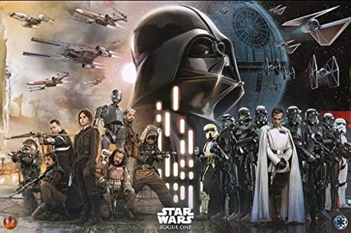Star Wars Rogue One Rebels VS Empire Maxi Poster, Mehrfarbig