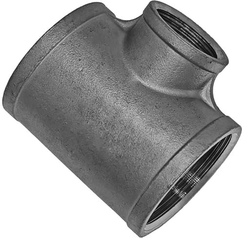 T-Stück Reduzierend mit Innengewinde - 2 auf 1 Zoll IG - Gewinde-Fitting aus Edelstahl(V4A)