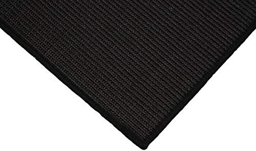 Teppich Janning Sisalteppich umkettelt schwarz 100% Sisal gekettelt - Verschiedene Größen (70 x 140 cm)