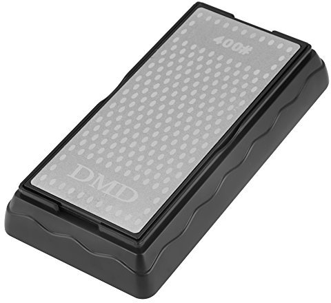 Grit Diamond Sharpener Grinding Stone 200 x 70mm 400&1000 for Kitchen Knives, Tactical Knives, Scissors, Razors, Swords, and More