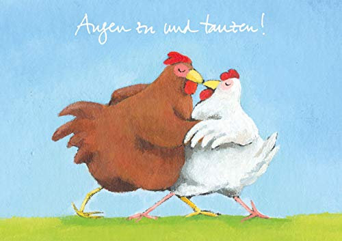 Inkognito Postkarte 10,5 x 14,8 cm (hoch) • 29326 ''Tanzen Künstler Henrike Wilson • Liebe&Romantik • Tiere • Sport