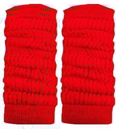 Toocool - Damen-Beinstulpen, Mädchen-Stulpen Ideal für Tanz, Modisch und warm Baby-Beinstulpen, Stulpen für Damen und Beinwärmer LO-LW01 [Eine Größe, Rot]