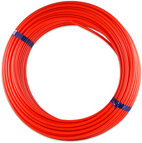 Fittingteile - Polyethylen-Schläuche Druckluftschlauch Pneumatikschlauch Industrieschlauch Wasserschlauch (Außen x Innen: 12 x 10 mm - Rot / 50 Meter)