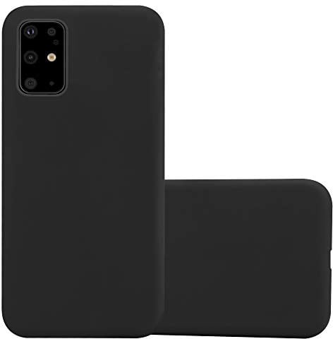 Cadorabo Hülle kompatibel mit Samsung Galaxy S20 Plus Schutzhülle TPU Silikon Case Candy Design Slim Kratzfest Weiche Gummi mit Rundumschutz Case Hülle für Galaxy S20 Plus in Schwarz