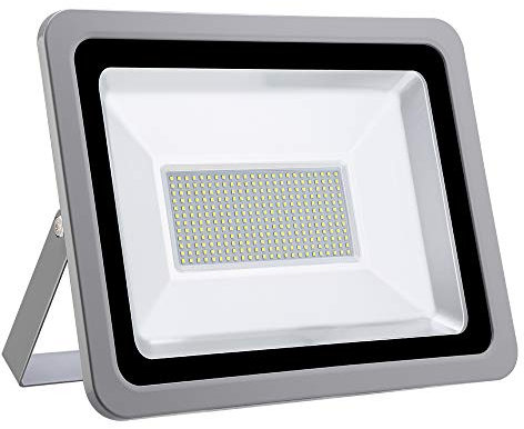 200W LED Strahler, Papasbox 20000LM Außenstrahler Flutlicht, 6500K Kaltweiß Fluter, IP65 Wasserdicht Außenleuchte Flutlichtstrahler Wandstrahler Scheinwerfer für Garage, Garten,Sportplatz