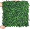 HWT Künstliche Buchsbaumhecke, Buchsbaumhecke, Wandbegrünung, Paneele für natürliche Dekoration, Gebäude im Innen- und Außenbereich (12 Stück, 20 x 20 Hecken)