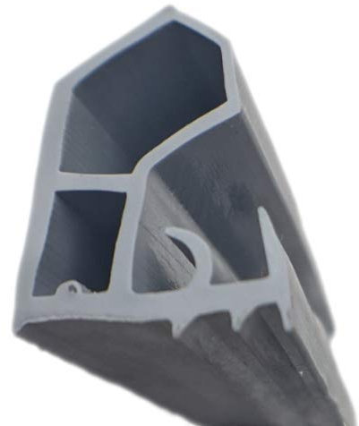 Metalltürdichtung I 5m I Farbe Grau ► Dichtung Türe ► Stahlzargendichtung ► Ersatzdichtung ► Wohnungstürdichtung ► Langlebig und wartungsfrei