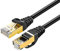 Eono Cat 7 Ethernet Kabel - 10Gbit/s 600Mhz Netzwerkkabel Patchkabel S/FTP mit Vergoldeter RJ45 für Router, Modem, Switch, Xbox One, PS5, PS4, TV (Black, 20M/65FT)