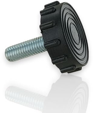 DL-pro Gerätefuß Standfuß für Bosch Siemens 00622591 622591 Regulierschraube Bodenausgleichsschraube Länge 38mm M8 Gewinde für Kühlschrank Gefrierschrank KühlGefrierKombination