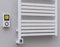 anapont elektrischer Premium Badheizkörper Marlin - gerade - Farbe - Timer-Funktion - Handtuchheizkörper - Badheizung elektrisch - Handtuchheizung - Made in Germany (1680h x 600b, weiß)