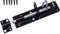 Infinity Decor Black Padbolt Brenton Bolts, 4” or 6” Steel Sliding Bolt Lock - for Gates, Sheds, Garden (6 - 150mm)