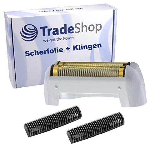 Trade-Shop Ersatz-Scherkopf (Ersatzfolie + Klingen) für Andis ProFoil Lithium Folienrasierer ersetzt 17155 17155A, 17160 17160A