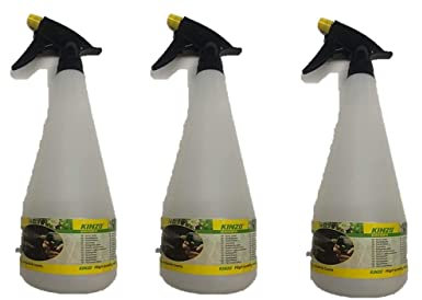 Conny Clever Sprühflasche 1 Liter (3er-Set) | Chemiebeständiger Pumpsprüher für Reinigungsmittel, Öl und mehr | Pumpflaschen für Handwerk, Hobby, Kosmetik und Haushalt