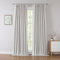 Kayne Studio Verdunklungsvorhänge, Plissee-Vorhänge aus Leinen-Mischgewebe, für Wohnzimmer, wärmeisolierte Fenstervorhänge, Rückenlasche mit 9 Haken, 240 cm lang, 1 Panel, Beige (Naturbeige, 101,6 x