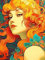 Zariocy 5D Diamond Painting Kits Blonde woman, DIY Paint with Diamond Art Anime Woman Round Full Drill Crystal Diamond Embroidery Paintings Arts Craft for Home Office Wall Decor 30x40CM