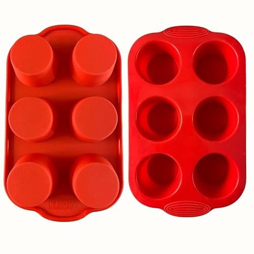 Moule à muffins profond en silicone pour 6 muffins, cupcakes ou puddings Yorkshire, moule à muffins, cupcakes, puddings, moule à muffins, moule à muffins, puddings, moule à muffins, moule à muffins,