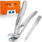 Coupe-ongles pour personnes âgées, ongles épais, coupe ongles pieds dur et epais à tête inclinée avec large ouverture, grand coupe-ongles avec attrape-ongles pour hommes et femmes -argent
