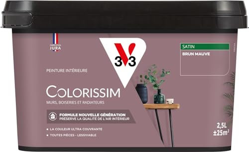 V33 Peinture multi-supports Colorissim® Brun mauve satin 2,5L