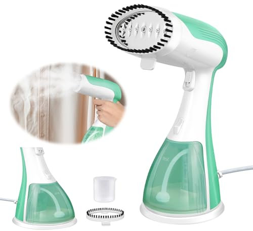 YouseaHome Travel Clothes Steamer Portable Iron with 300ML Water Tank Compact, Handheld Garment Steamer Iron for Clothes, Portable Handheld Garment Steamer Steam Iron, Wrinkle Remover for Home
