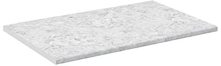Vicco Plan de Travail Cuisine R-Line, Marbre Blanc, 97 cm