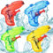 Wasserpistole Klein,Wasserspritzpistolen,Spritzpistole,4 Stück Wasserpistole Spielzeug Set,Spritzpistole Wasser,Water Blaster Spielzeug,Mini Wasserpistolen,Sommer Spielzeug Garten Pool für Kinder