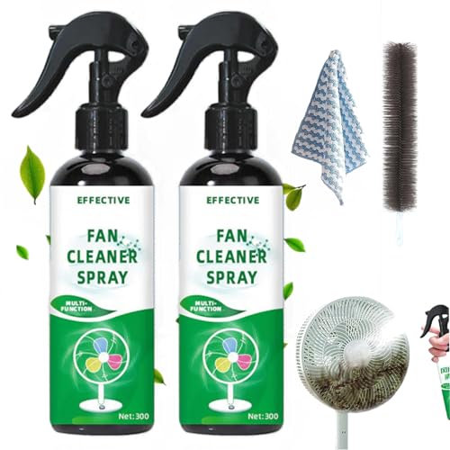 Effective & Multi-Function Fan Cleaner Spray, Fan Cleaner For Standing Fan Spray, Electric Fan Spray Cleaner, For All Types Of Fans Including Table Fans (2pcs)