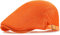 Xinveen Herren Mesh Cap Atmungsaktiv Sommer Newsboy Hut Verstellbare Baskenmütze Ivy Cap Irish Cabbie Fahren Jagd Hüte, Orange/Abendrot im Zickzackmuster (Sunset Chevron), Einheitsgröße