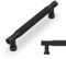 Amerdeco 10 Pack 5 Inch(128mm) Oil Rubbed Bronze Cabinet Pulls Knurled Kitchen Cabinet Handles, Cabinet Pulls Kitchen Cabinet Hardware for Cupboard Drawer Pulls AM028