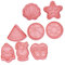 LABRIMP 8Piezas Molde de Galletas Hawaiiano de Silicona Cortadores de Galletas para Hornear y Decorar para Cookies Chocolates y Pasteles Verano