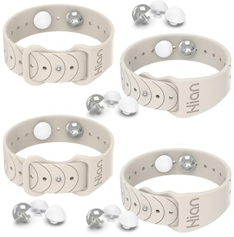 Hion 2 Paar Armbänder zur Linderung von Reisekrankheit Reise Akupressur Armbänder Übelkeits-Entlastungsband für Morgendliche Übelkeit, Seekrankheit, Autokrankheit, Band(Sternenlicht)