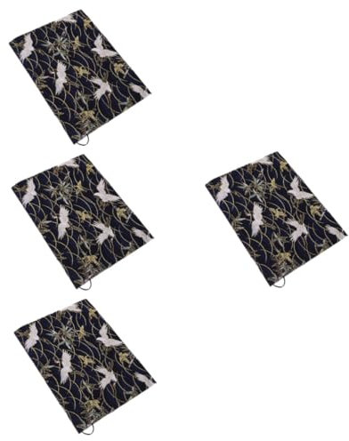 Gogogmee 4 Stück Bucheinband Buchhüllen Buch Zum Basteln Buchumschlag Buchhaut Auto Vintage Tagebucheinband Stoff Bucheinband Studenten Bucheinband