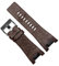 INSTR Lederarmband für Diesel DZ1216 DZ1273 DZ4246 DZ4247 DZ287 Uhrenarmband(A-brown-blackbuckle)