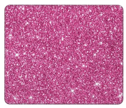 YXDVPALNE Funkelnder rosa Glitzer, Mauspad, rutschfeste Gummiunterseite, wasserdichtes Mauspad, 25 x 30 cm