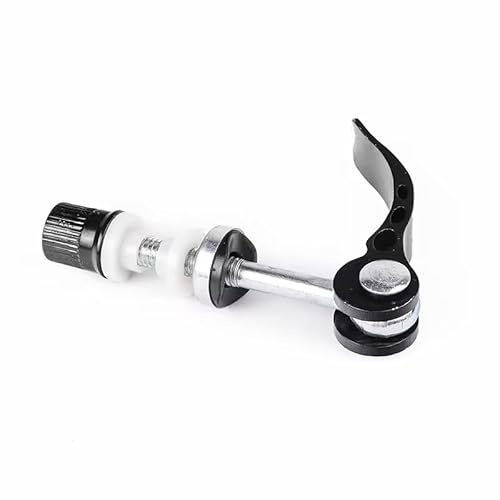 Black Bike Quick Release Clamp, Seat Clamp Folding Saddle Seat Post for Folding Bike, Bike Vise Mountain Bike Cam Lever Bolt, Convenient to Take, Seats and Saddles (5.0mm x 2.36 inches)