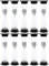 YiNLuax Lot de 10 sabliers de 1 minute pour enfants