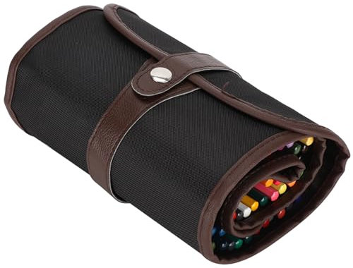 Baxnore Künstler-Buntstifte-Set, 72 farbige Buntstifte auf Ölbasis mit aufrollbarem Canvas-Beutel, professionelle Buntstifte für Erwachsene