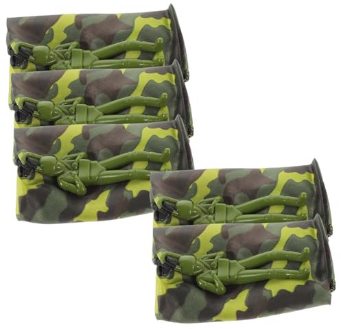 Alasum 8stücke Fallschirmspielzeug Für Junge Mädchen Handwurfspielzeug Simulation Militärspielzeug Outdoor-Spielzeug Aus Recycelbarem Material Leicht Und Robust