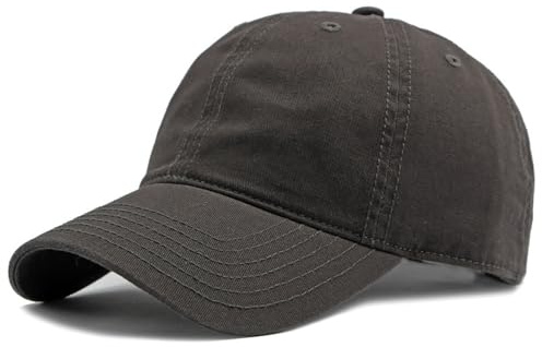 BABAHU Baseballkappe für Herren und Damen, einfarbig, blanko, verstellbar, Klassische Baseballkappe, 100% Baumwolle, Golfmütze