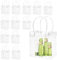 Geschenktüten Durchsichtig, 12 Stück 13x15x7cm, Geschenkfolie Transparent, Klare Pvc-Geschenktüten, Geschenktüten Mit Griff Für Hochzeit, Shopping, Party, Babyparty Gastgeschenk, Babyparty Geburtstag