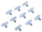 10Pcs Radiators Exhaust Valves Key Replacement Air Vent Central Heating Tool Radiators Water Tap Plumbing Bleeder Key