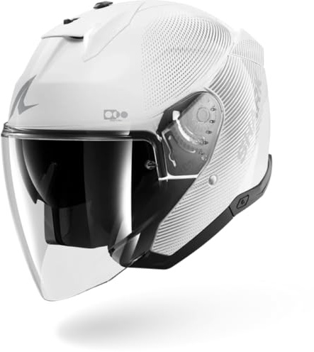 SHARK, Jet Motorradhelm SKWAL i3 JET SP LYNE White Silver WSS, L