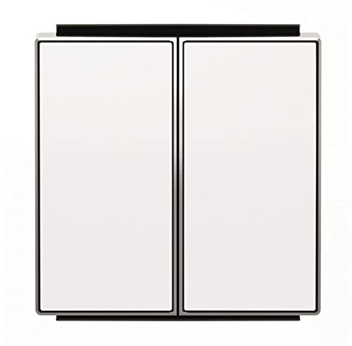 Niessen 8511 TECLA Doble INT/CONM BL, Blanco