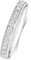 EDS Jewels Platin 950 2,7mm Leichter Komfort Halb Ewigkeit Damen Diamant Hochzeit Band/Ring Brilliant Schleifen 0,26 Karat G - SI1 WJS18774PT950, Metall, Diamant